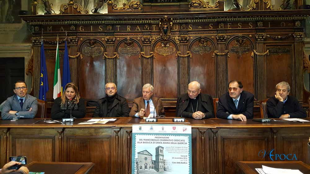 Un francobollo dedicato al Santuario S. Maria della Quercia, le iniziative per la presentazione ufficiale del 25 novembre