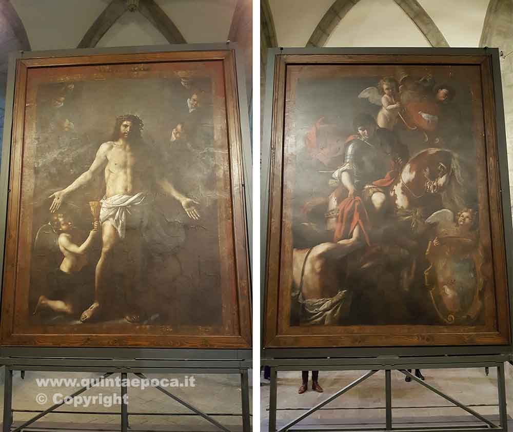 Lo  Stendardo di Mattia Preti torna all’abbazia di San Martino al Cimino, la presentazione tra grande partecipazione di pubblico