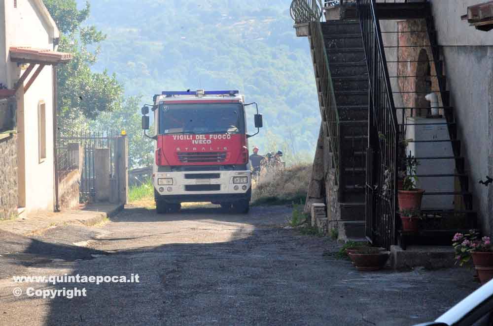 Incendio a Orte: uomo muore carbonizzato tra le fiamme