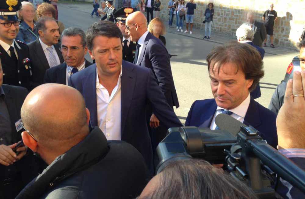 Renzi a Bagnoregio: “Il modello Civita è un esempio per l’intera Italia”
