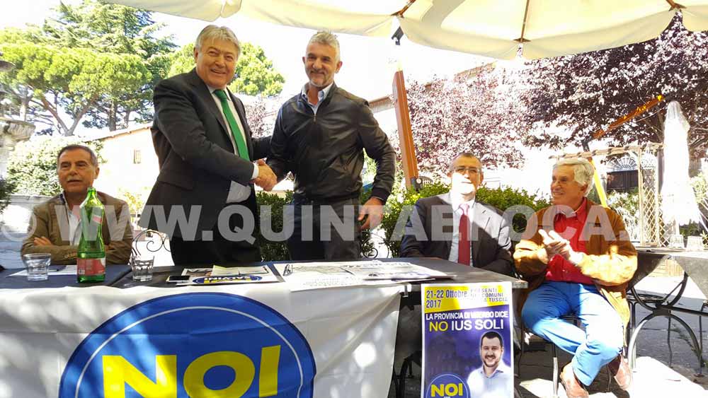 Ufficiale: Bartoletti e Primi nella Lega. Presentati anche i gazebo contro Ius Soli e violenza sulle donne il 21 e 22 ottobre
