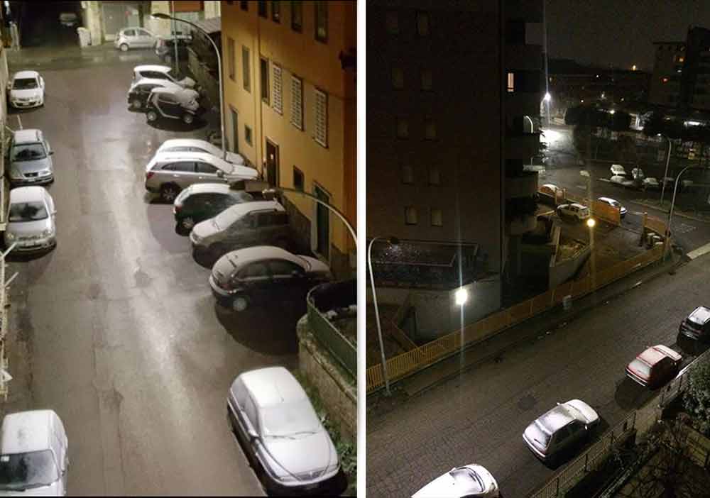 Nevica sulla Tuscia. Domani scuole chiuse.
