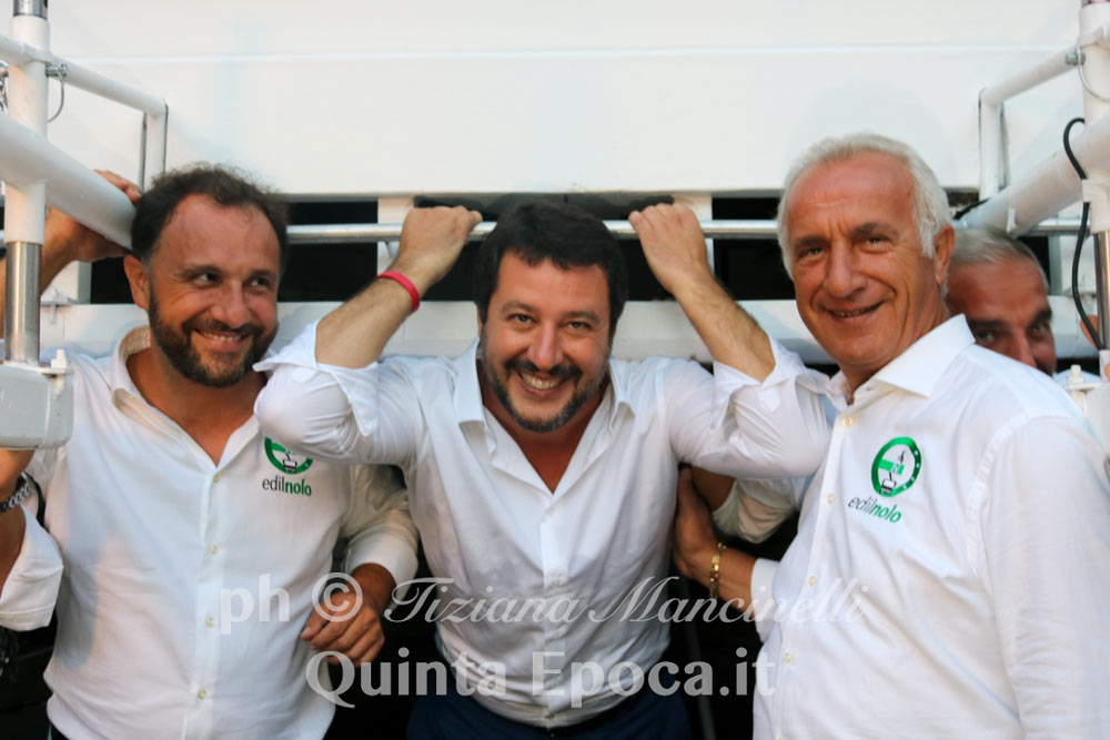 Matteo Salvini a Viterbo per il primo trasporto di Dies Natalis.