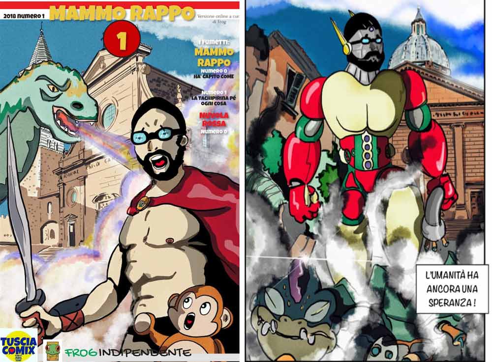 A Tuscia Comix Giuseppe Foggia in arte “Frog” dedica alcune sue tavole a Viterbo.