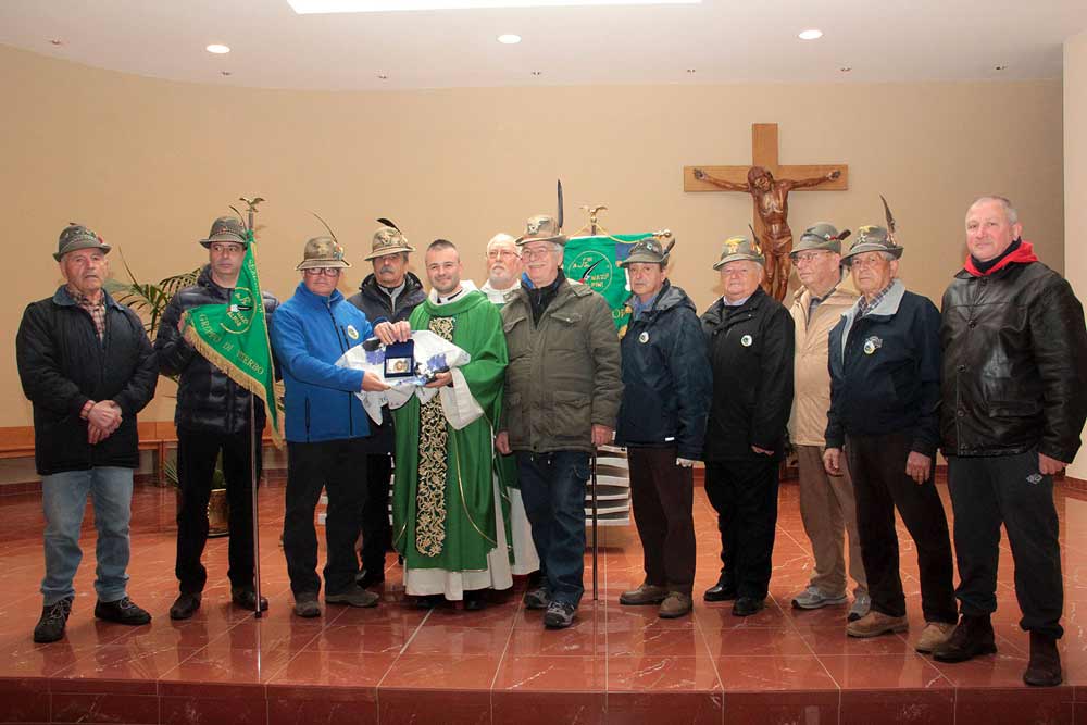 Gli alpini viterbesi preparano la cerimonia in ricordo di Carlo Gnocchi.