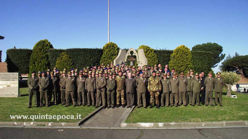 Caserma Soccorso Saloni, celebrato il trentennale con gli ex allievi sottufficiali del 66° corso.