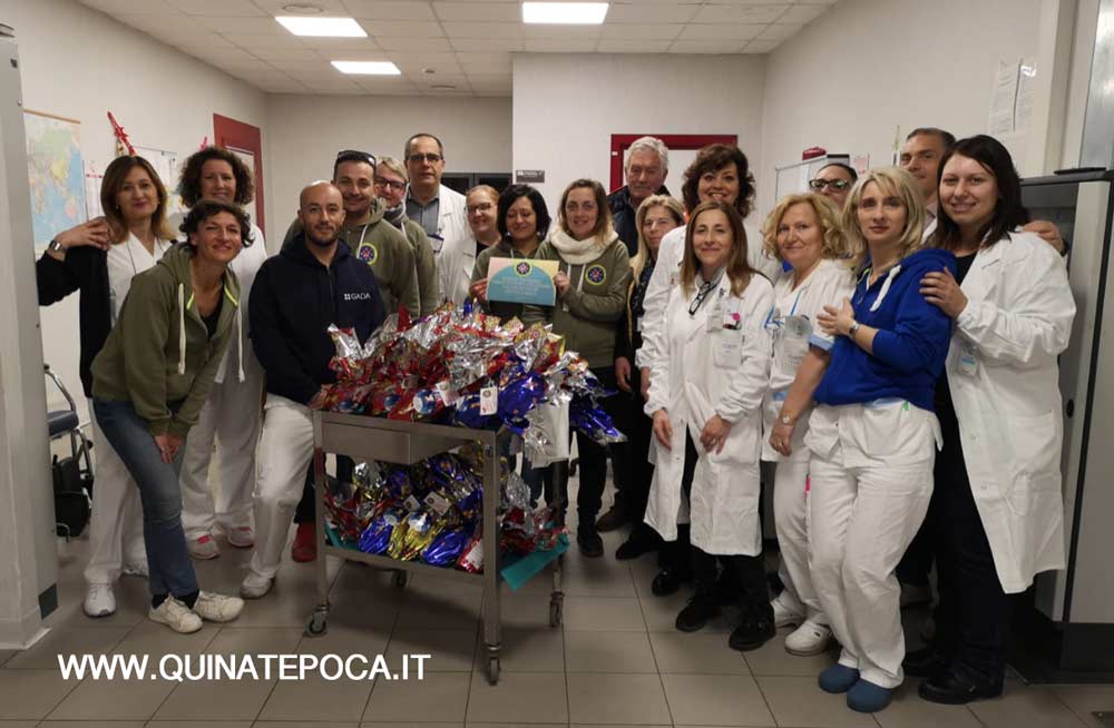 Un carico di uova di Pasqua arriva a Belcolle.