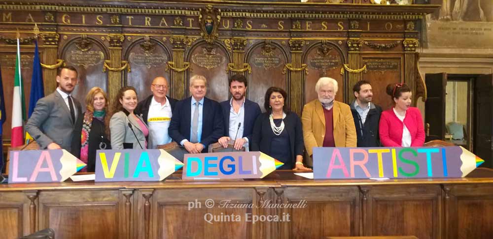 Via Saffi per due giorni sarà la “Via degli Artisti”.
