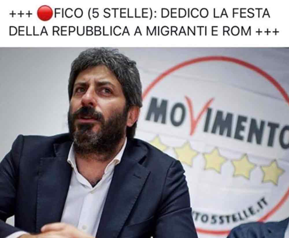 Festa della Repubblica, Fico: “Dedicata a migranti e rom”. Salvini: “Fa girare le scatole”.