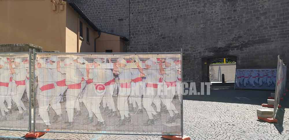 Trasporto 2019: aperto il cantiere per l’allestimento della macchina di santa Rosa.
