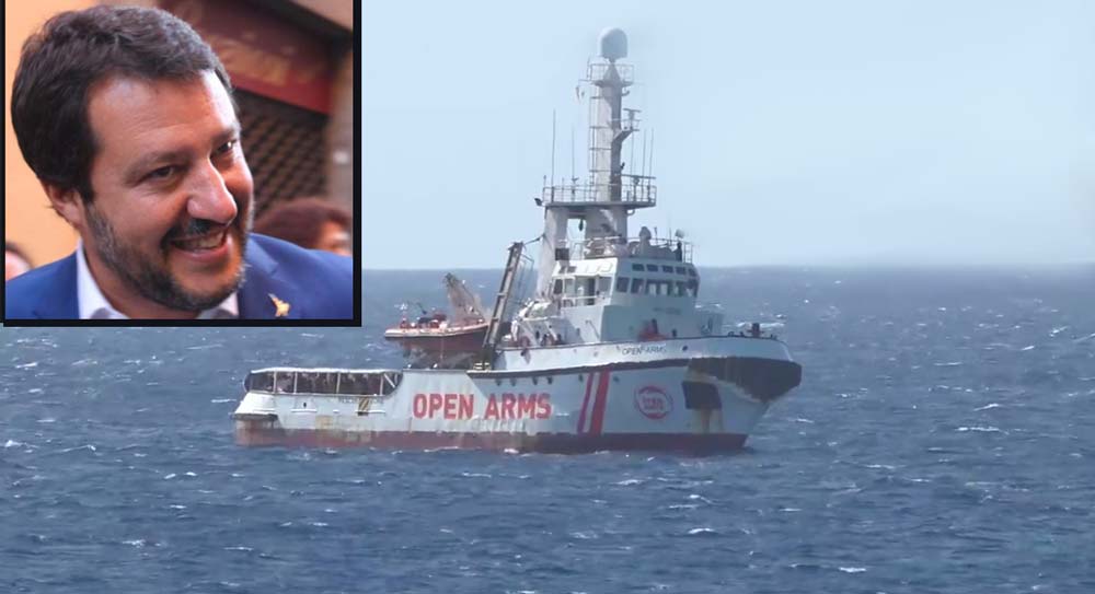 Open arms in Spagna. Governo, Salvini: “Non me ne vado, gli italiani non si meritano Renzi”. Affondo a Trenta.