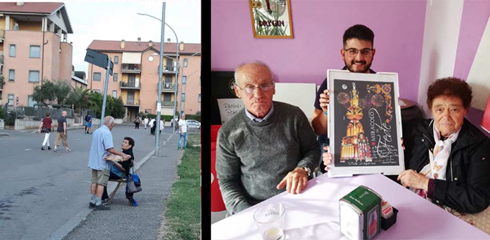 In strada dal pomeriggio per Miracolo di Fede, gli organizzatori le donano una targa.