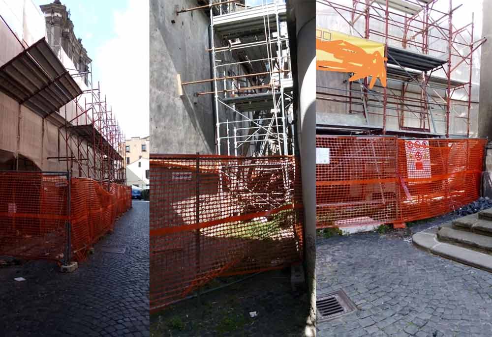 Crollo a Cardinal La Fontaine: «Impalcatura regolare. Consegnata autorizzazione a ricostruire»