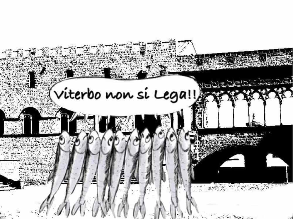Anche a Viterbo arrivano le “sardine”.