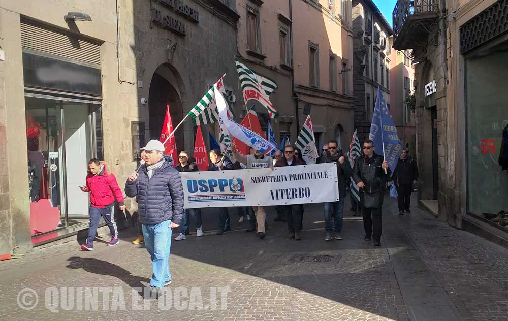 Polizia Penitenziaria corteo di protesta: “Andiamo a lavorare senza sapere se torneremo a casa”.