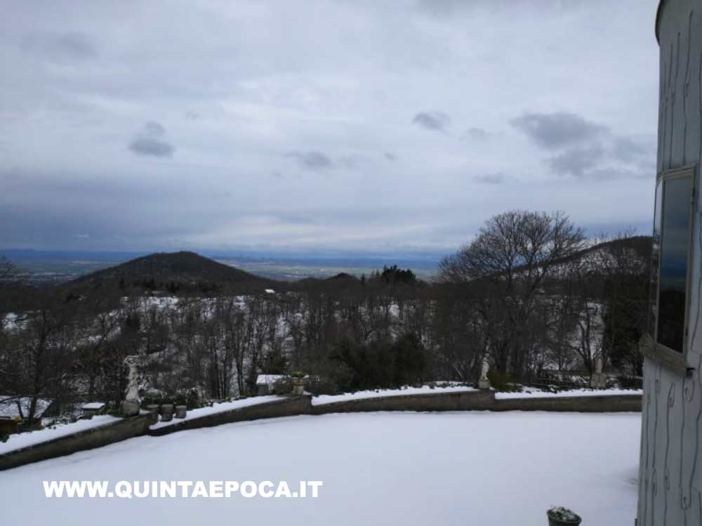 Neve sulla Tuscia: pericoloso ciclone in arrivo dalla Tunisia fino al Lazio.