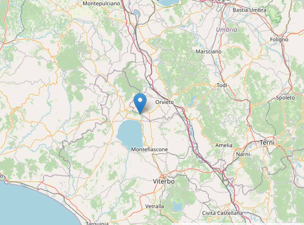 Bolsena: nuova scossa di terremoto stamattina. Sciame sismico ininterrotto da ieri.