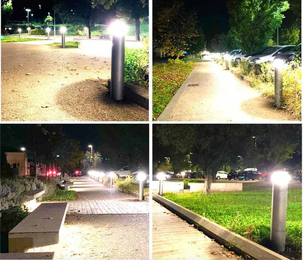 Nuova illuminazione a Valle Faul: più lampioni e luci sulle colonnine.