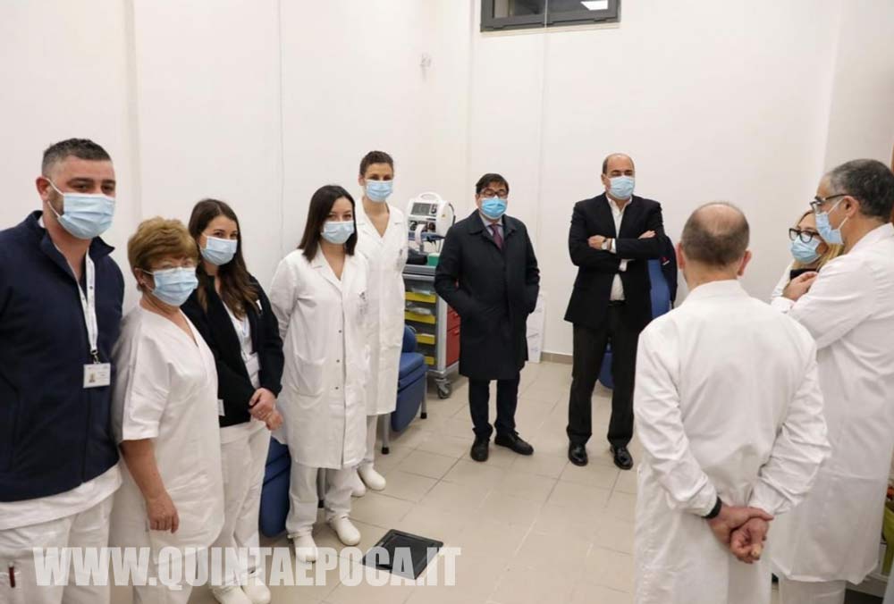 Vaccinazioni Covid19 all'ospedale Spallanzani di Roma