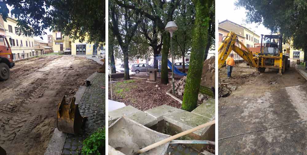 Civita Castellana: nuovo look per piazza Marconi e il centro storico.