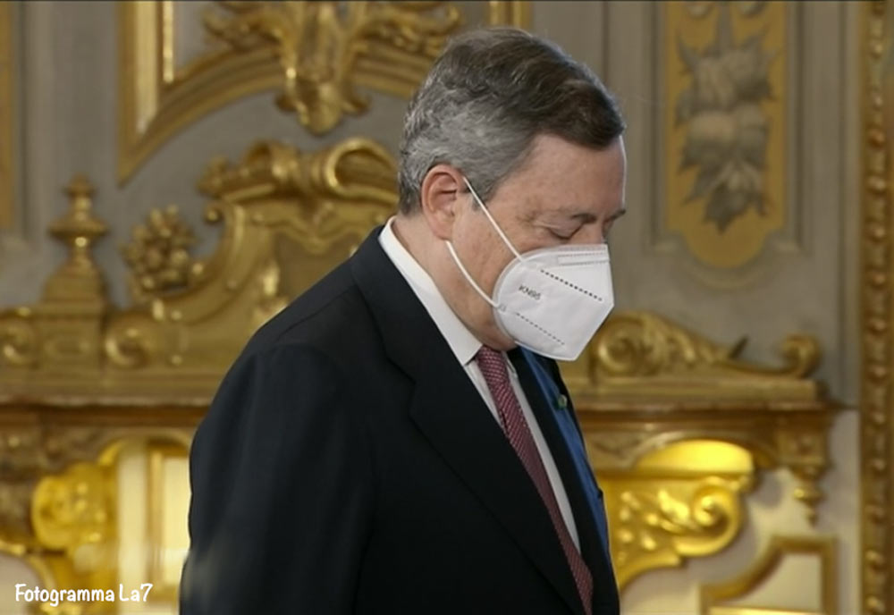Mario Draghi: presidente del consiglio gratis, rinuncia allo stipendio da premier.