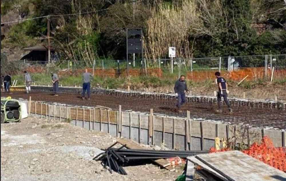 Copertura del fosso Urcionio, Allegrini: «I lavori proseguono a pieno ritmo».