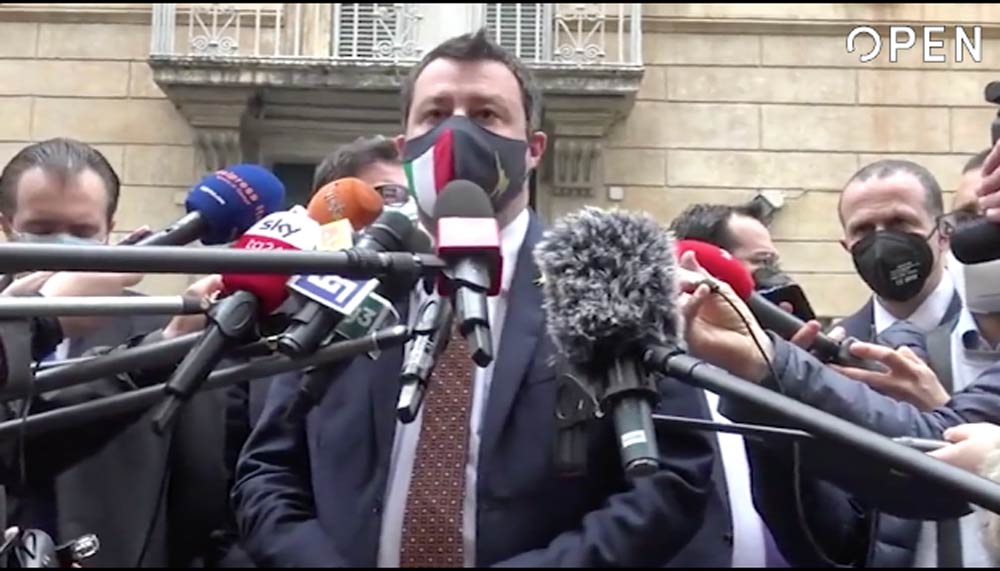 Dimissioni Speranza, Salvini: «Tempo è galantuomo».