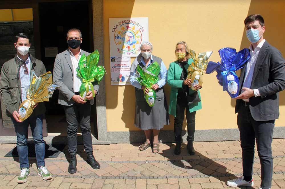 Rotary Club e Rotaract Viterbo: 50 uova per una Pasqua con il sorriso.