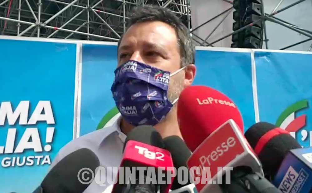 Salvini: «3 morti in Italia, migliaia di disdette per chi parla a vanvera di multe e restrizioni»