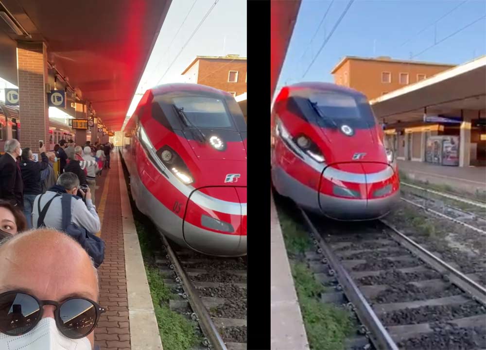 Stamattina il primo Frecciarossa a Orte: inizia una nuova storia per la Tuscia.