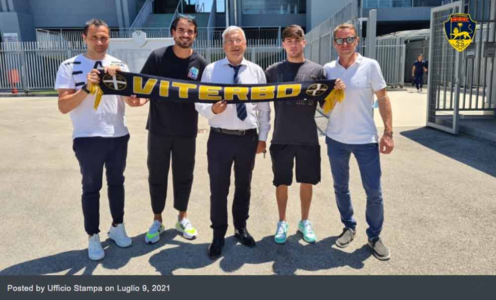 Calcio, Viterbese: Errico e Volpe in prestito dal Frosinone.
