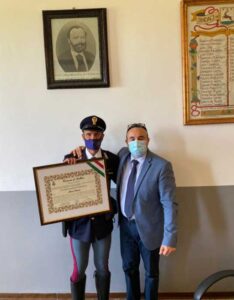Cittadinanza onoraria all'assistente capo della Polizia di Stato, Alessio Catani 