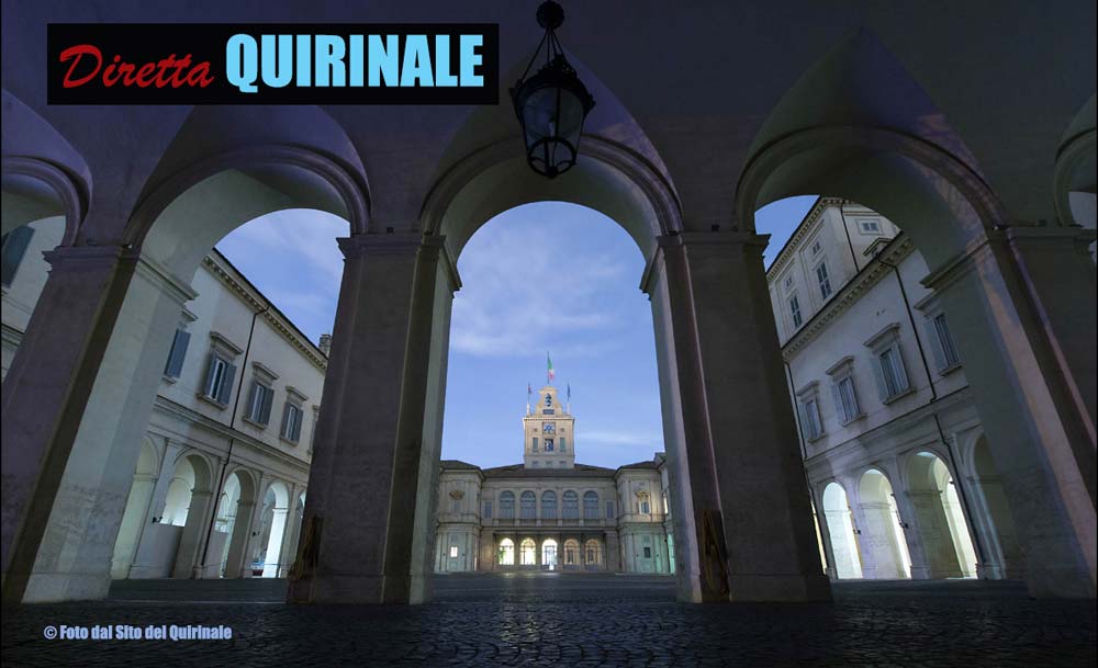 Diretta Quirinale per l’elezione del Presidente della Repubblica.