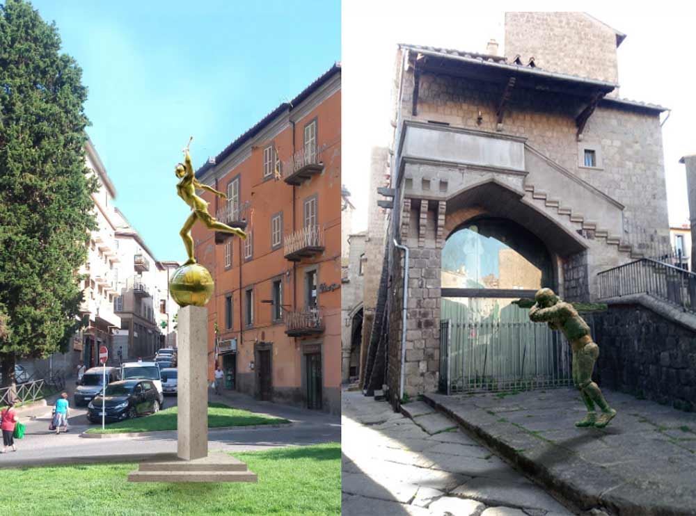 Dalla Bella Galiana al facchino, Capotosti: «Così la scultura può raccontare Viterbo».