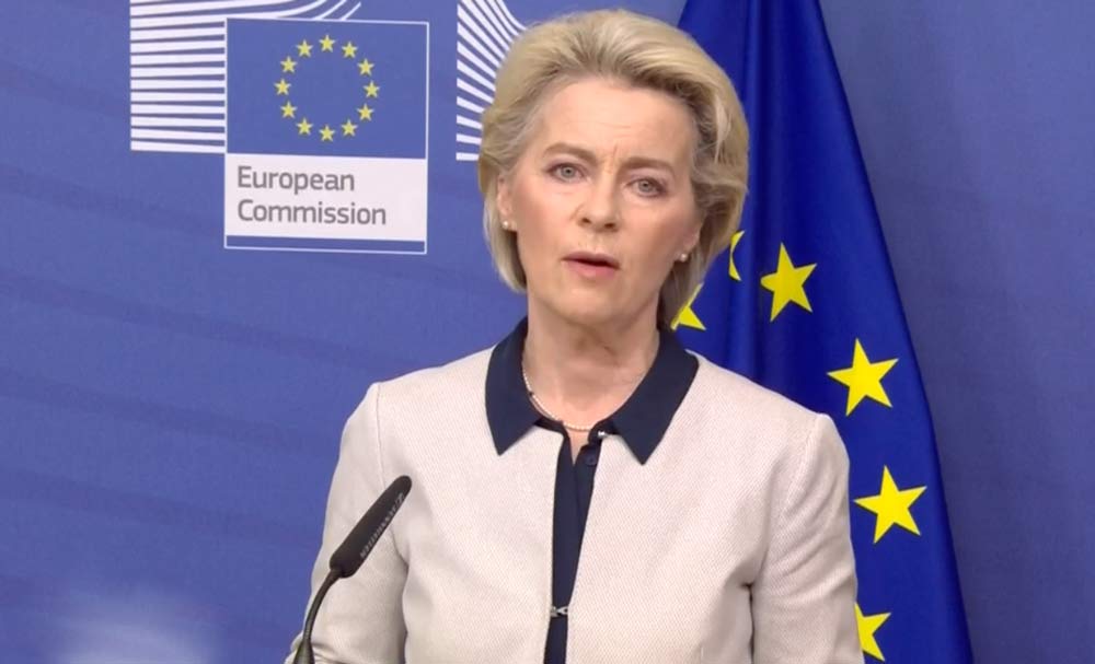 Von der Leyen: «Pacchetto misure contro settori strategici economia Russia.