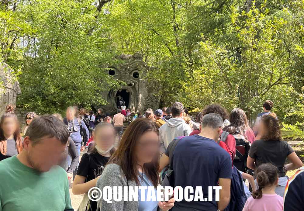 Il parco dei mostri di Bomarzo il 25 aprile 2022