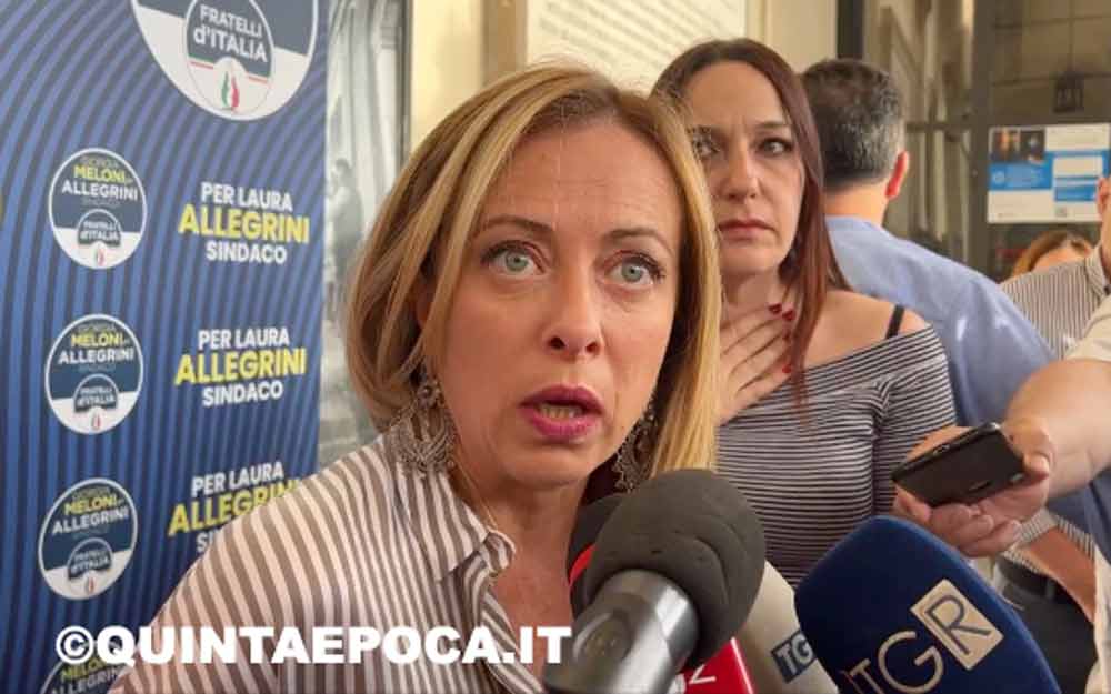 Meloni: “Se i giudici vogliono governare, si candidino”.