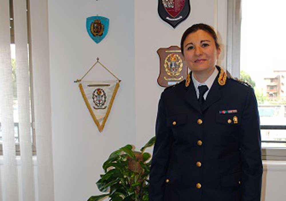 Amelia Priaro nuovo dirigente della divisione anticrimine della questura di Viterbo.