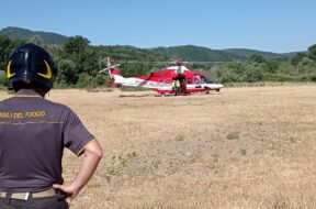 vigili del fuoco elicottero