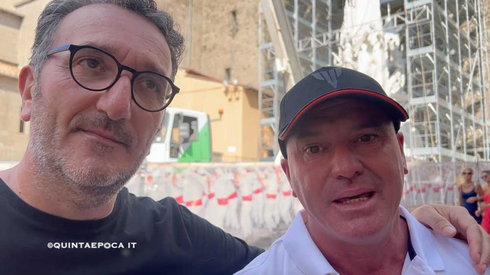 Da sin.: Sante Fabbri e Juan Bernabè