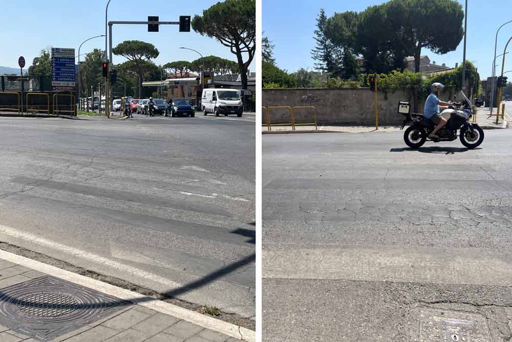 Strisce pedonali: una “specie” in via di estinzione.