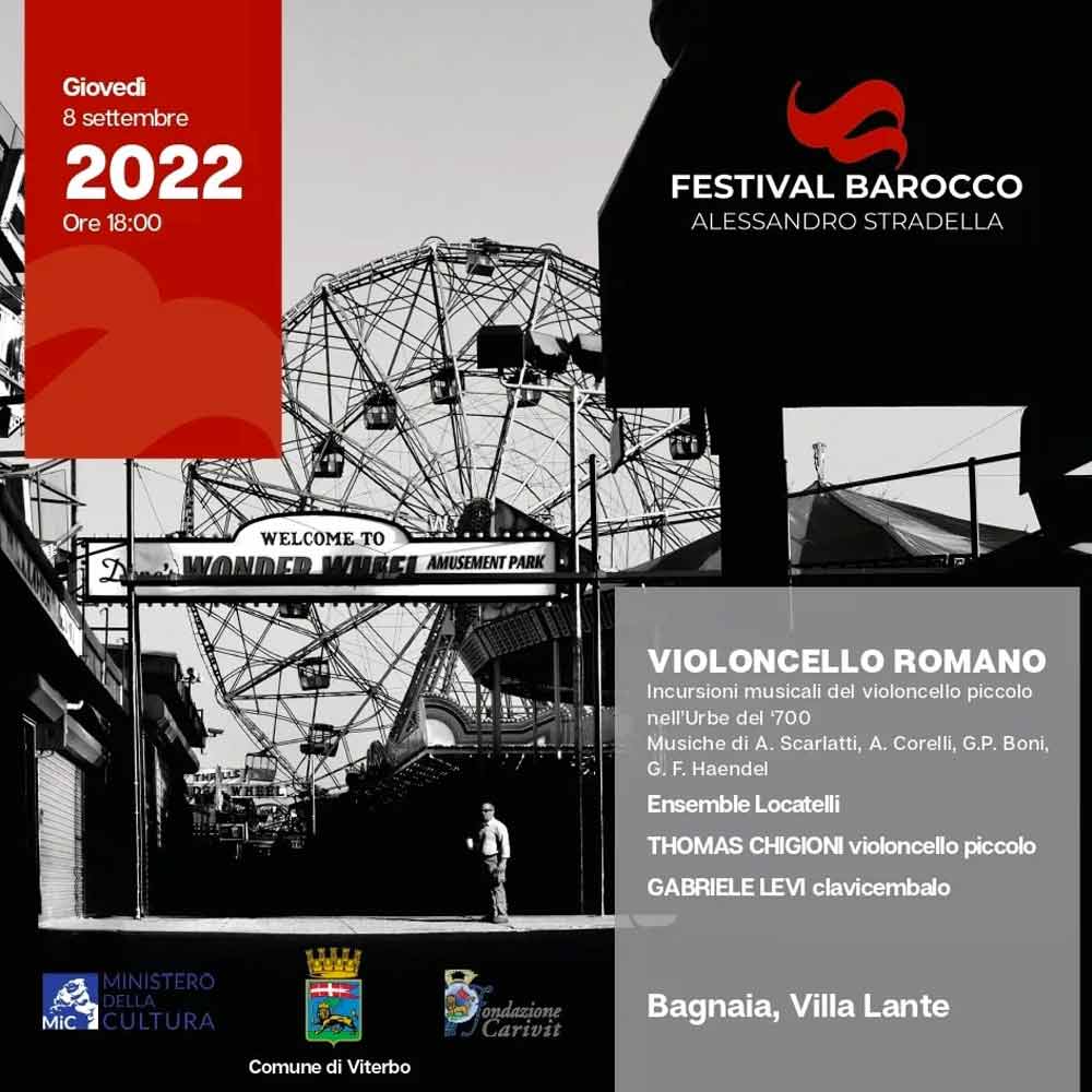 Festival Barocco Alessandro Stradella porta “Violoncello romano” a Villa Lante.