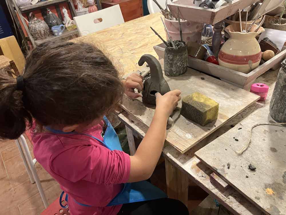 laboratori di ceramica per bambini