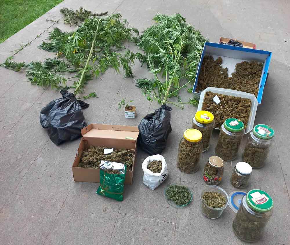 Sequestrate 11 mila dosi di droga in una casa a Farnese.