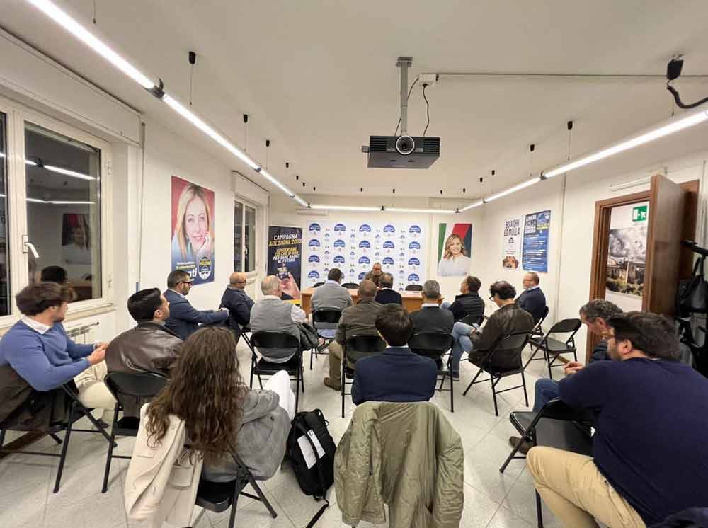 Giampieri (FDI): «Costituito coordinamento provinciale. Dentro Rotelli e Sabatini».