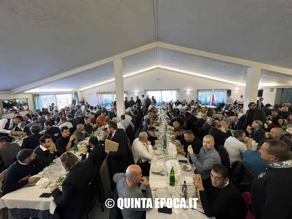 Facchini, pranzo sociale: lacrime, emozioni, sorrisi e i 40 anni di Trasporto di Rossi.