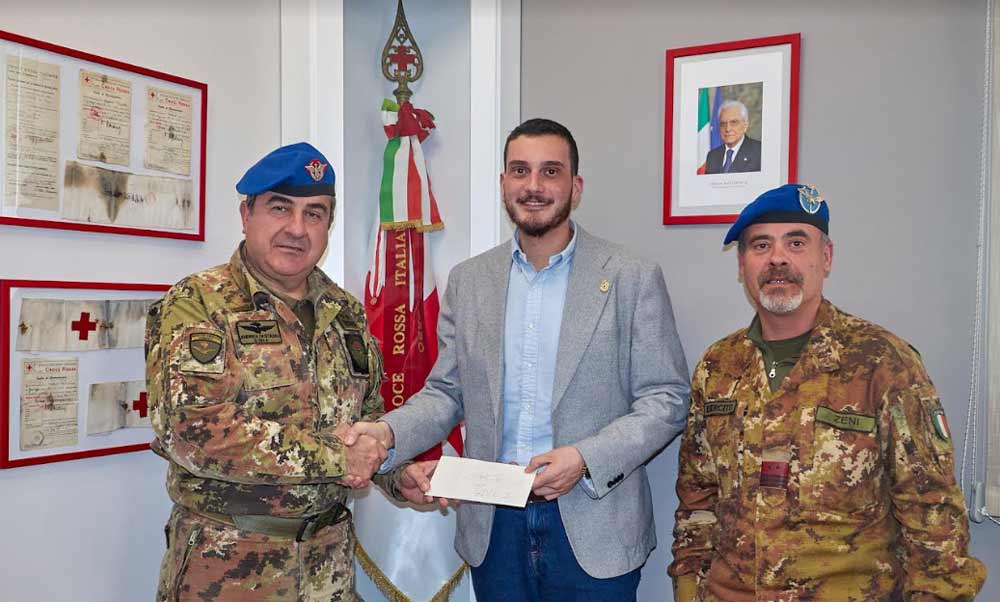 Aves effettua donazione a Croce Rossa Italiana.