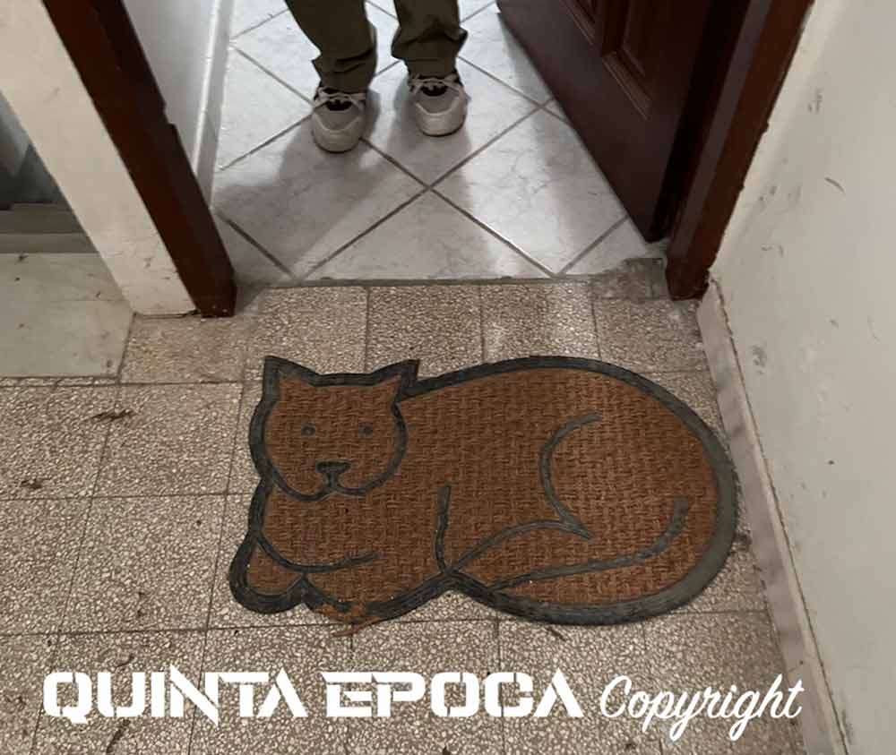 L'ingresso della casa di Romualda e Serena