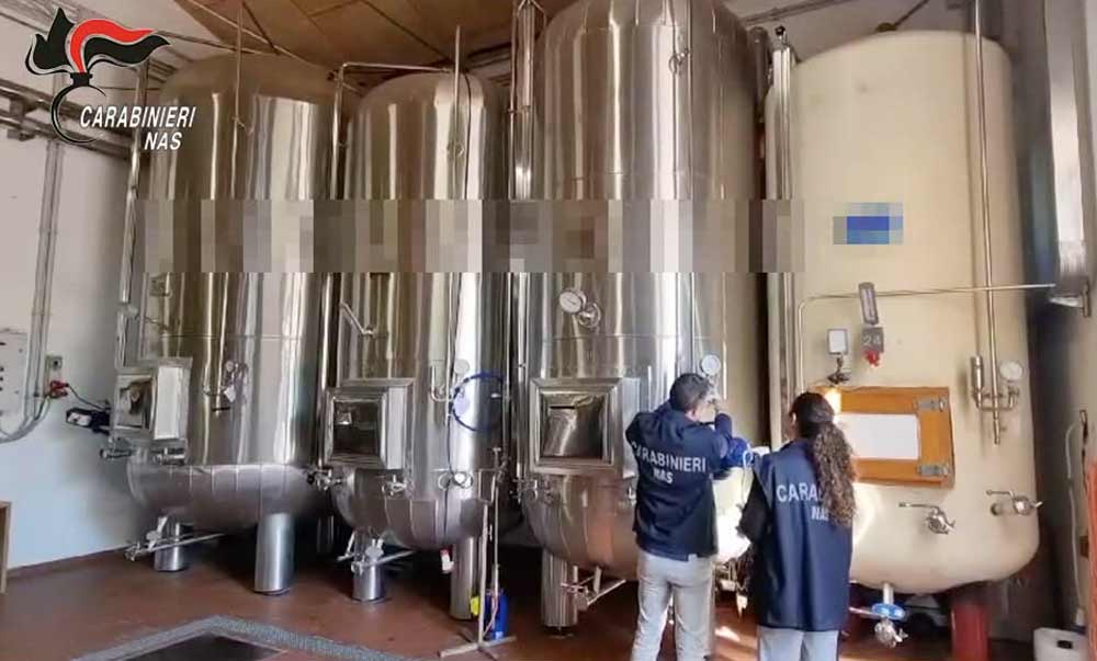 Nas: chiusura azienda vitivinicola e sequestro amministrativo in un’altra.