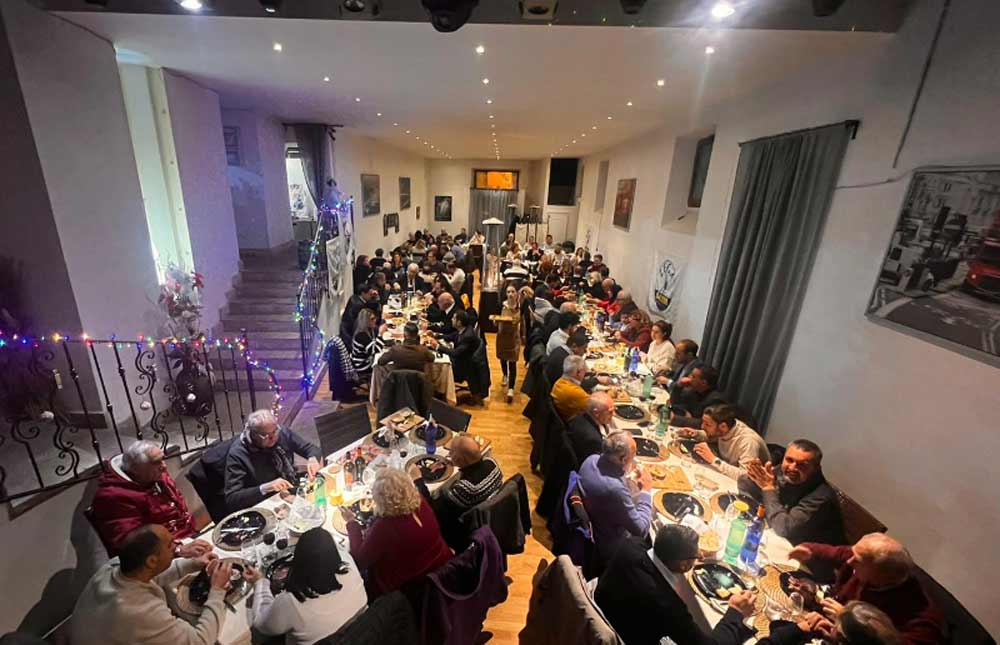 Oltre cento partecipanti alla cena di Natale della Lega a Gallese.